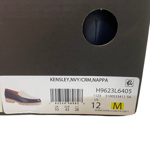 Vionic Kensley Loafer Navy Cream Women's Size 12 Medium New in Box Condition - Picture 8 of 9